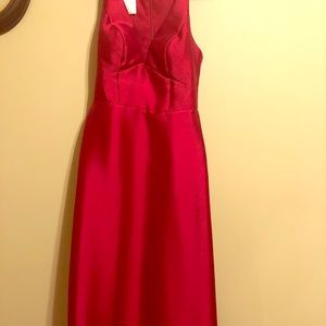 Formal red maxi dress